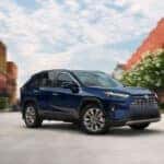 Toyota RAV4 parked in downtown Lake Park FL as drivers prepare for hurricane season