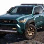 2025 Toyota 4Runner TRD Pro parked on rocky terrain