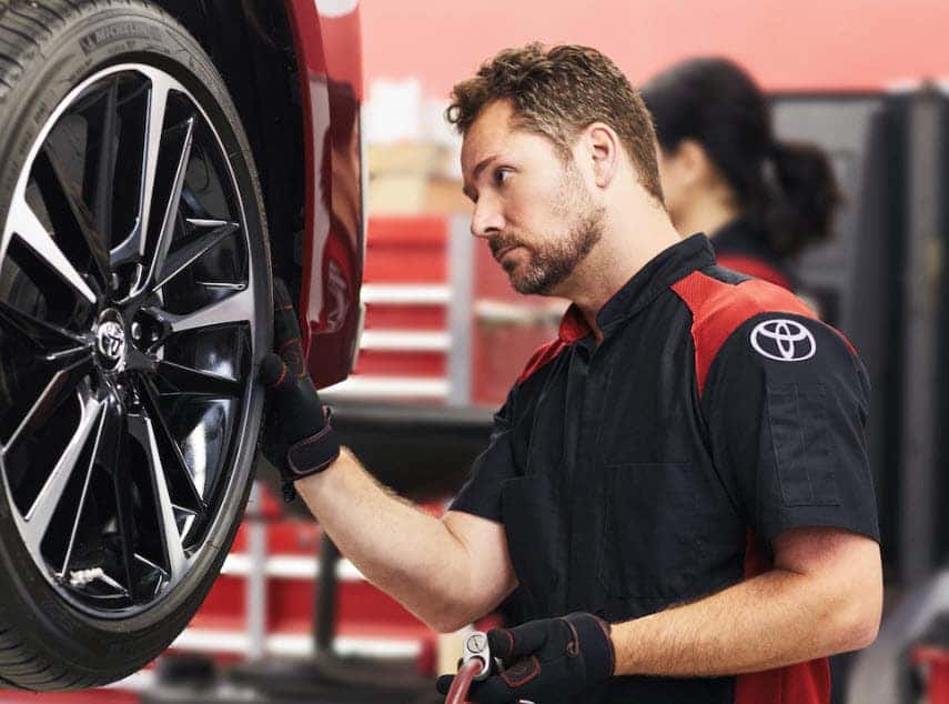 toyota tire inspection during winter maintenance