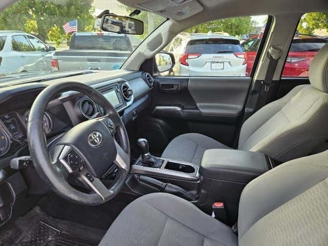 interior condition of a used toyota tacoma truck