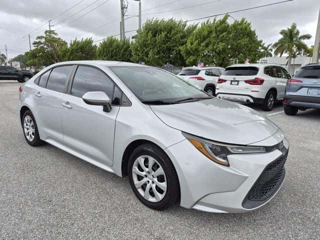 interior condition of a low mileage used toyota sedan