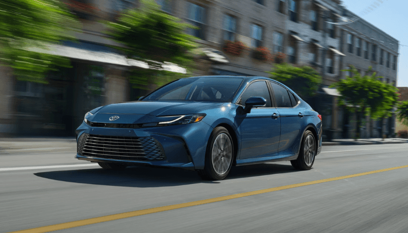 2026 Toyota Camry exterior front three-quarter view