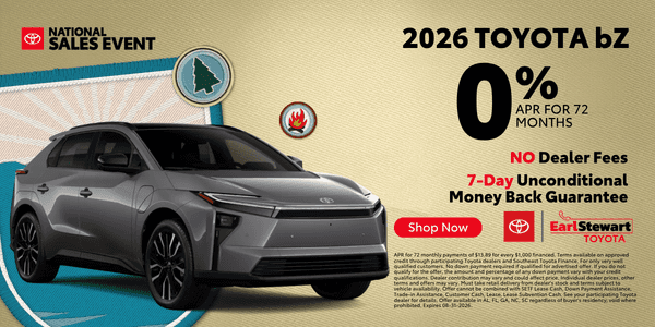 2026 Toyota bZ Finance Offer