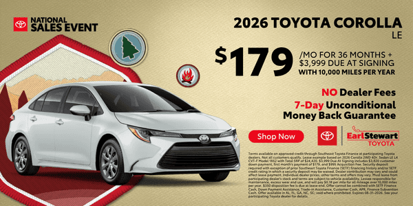 2026 Toyota Corolla LE Lease Offer