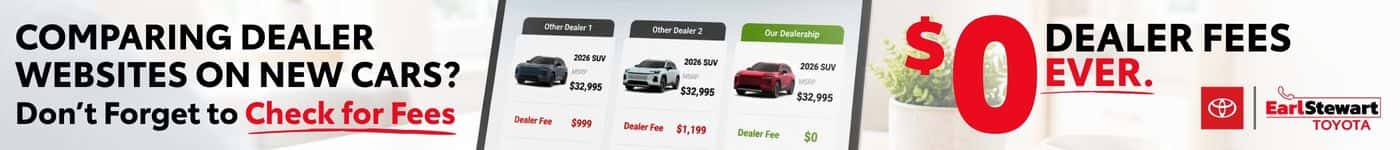 revised fees banner