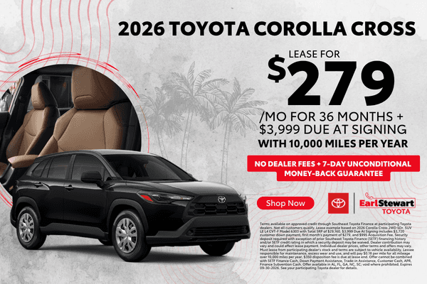 2026 Toyota Corolla Cross  Lease Offer
