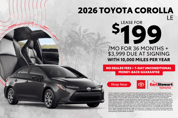 2026 Toyota Corolla LE Lease Offer