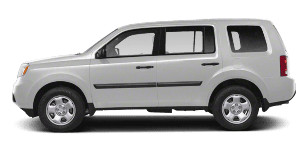 2012 Honda Pilot on white