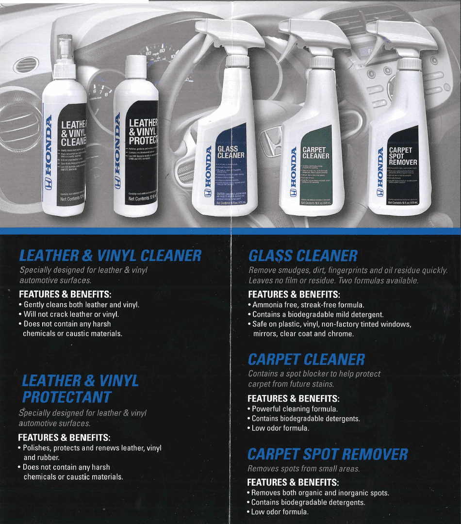 Honda Genuine Car Care Products Fisher Honda