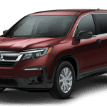 2019 Honda Pilot LX in Red
