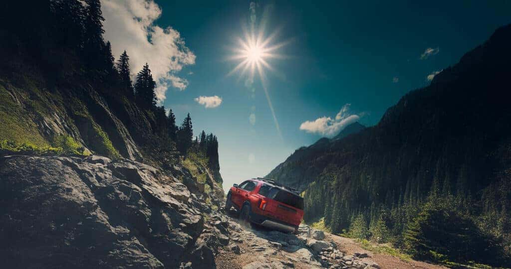 2026 Honda Passport TrailSport off-roading through steep mountains
