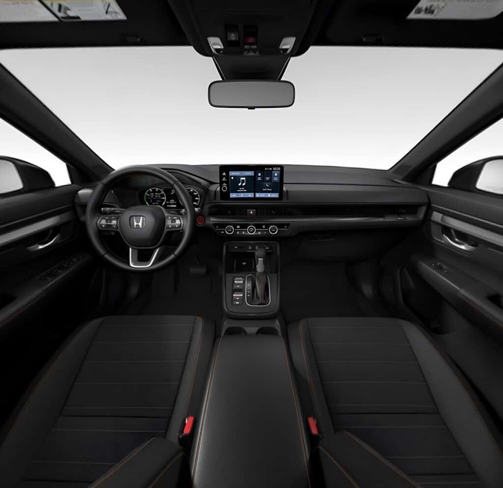Black-Cloth-Orange-Stitching-Sport-Hybrid-2026-Honda-CR-V-Color-Options-for-Interior