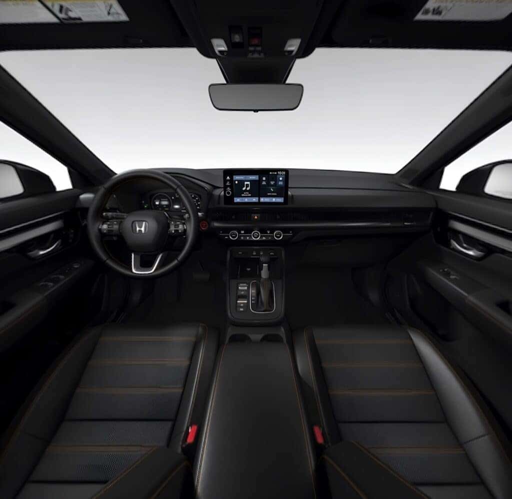 Black-Leather-Orange-Accents-Sport-L---Sport-Touring-2026-Honda-CR-V-Color-Options-for-Interior