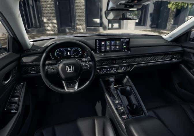 2025 Honda Accord Hybrid interior view of the dash