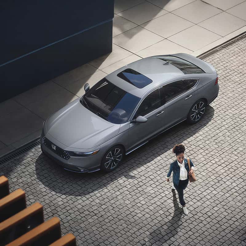 2025 Honda Accord Hybrid trim Touring Hybrid in Urban Gray Pearl