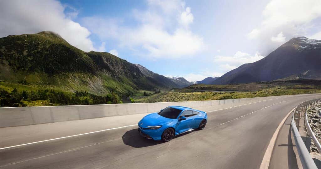 2026 Honda Prelude specs being pushed through the mountains