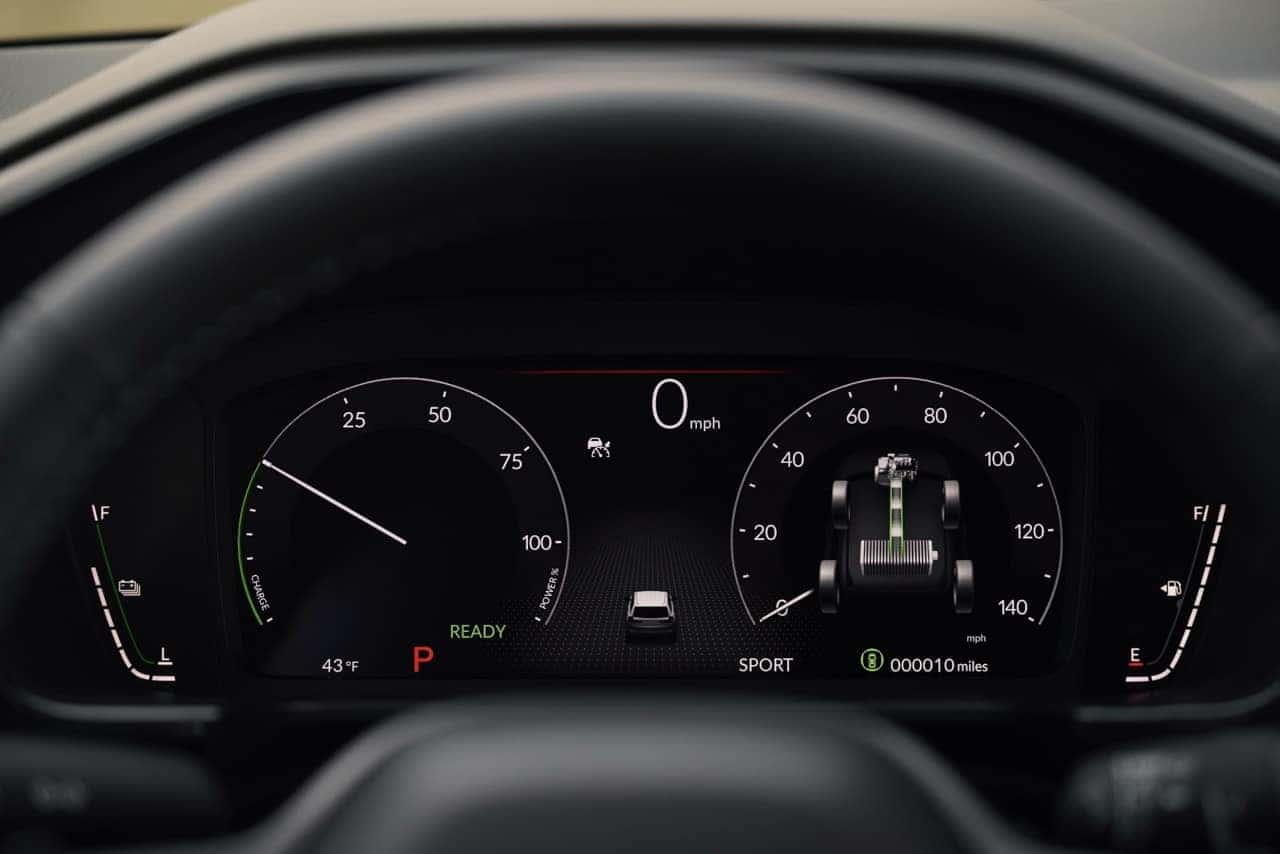 Gaquge Cluster of the 2026 Honda CR-V Hybrid
