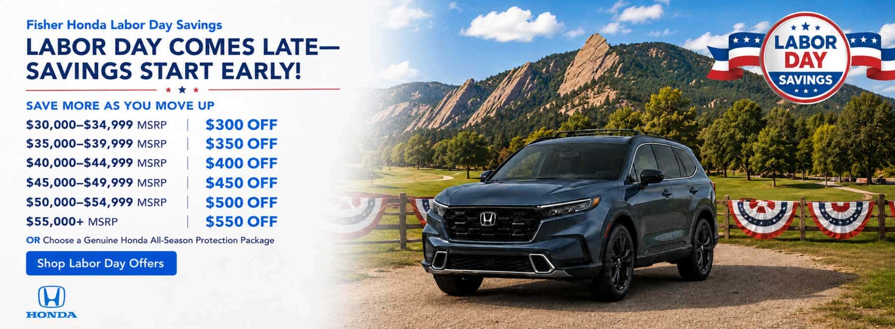 Boulder Labor Day Sale
