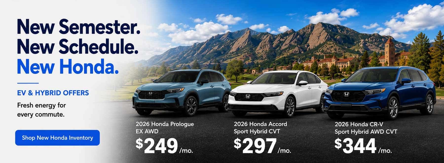 Honda Hybrid EV Sale Boulder