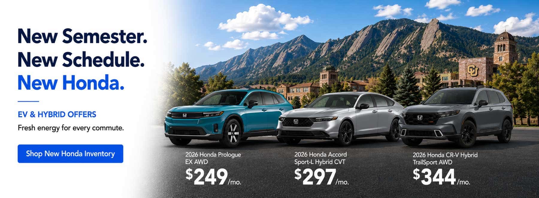 Colorado Honda EV Hybrid Sale
