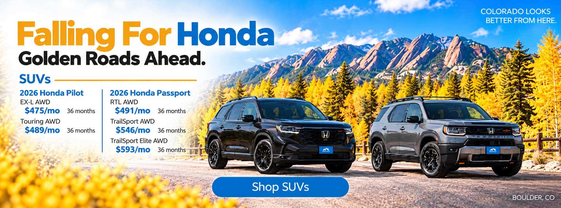 suv sale boulder