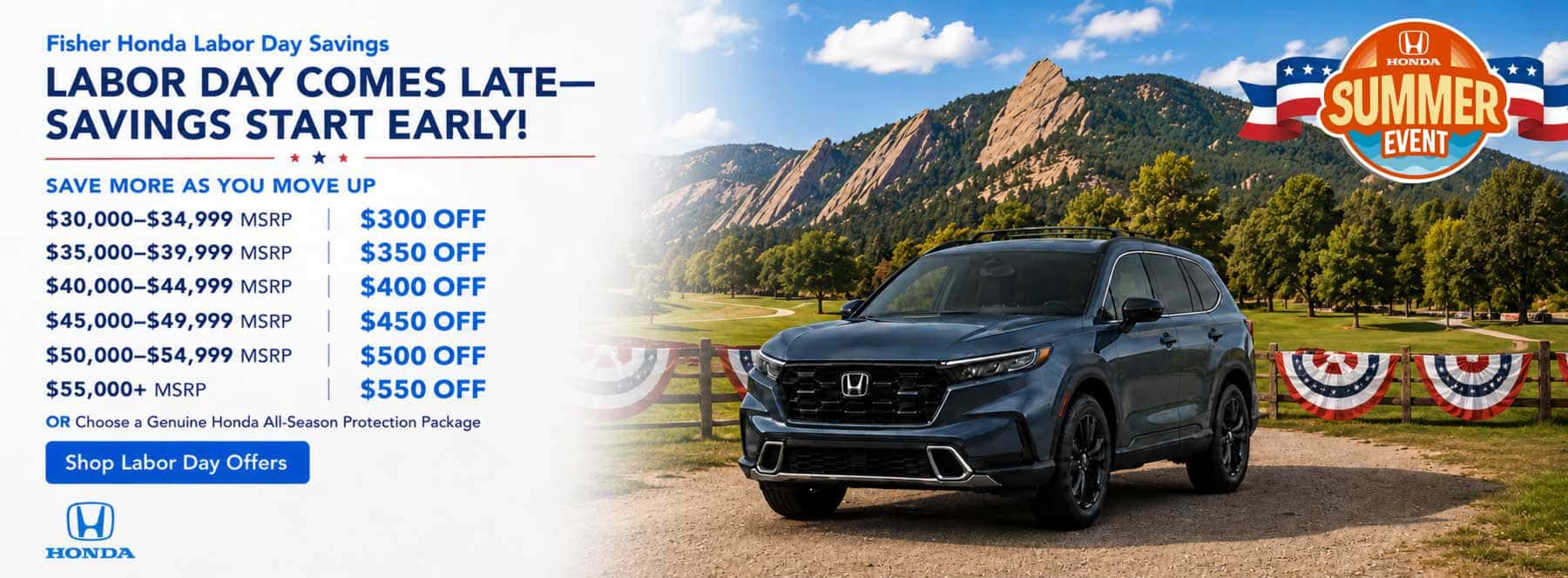 Boulder Honda Labor Day Sale