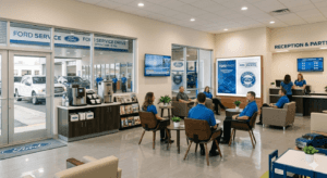 Service Waiting area