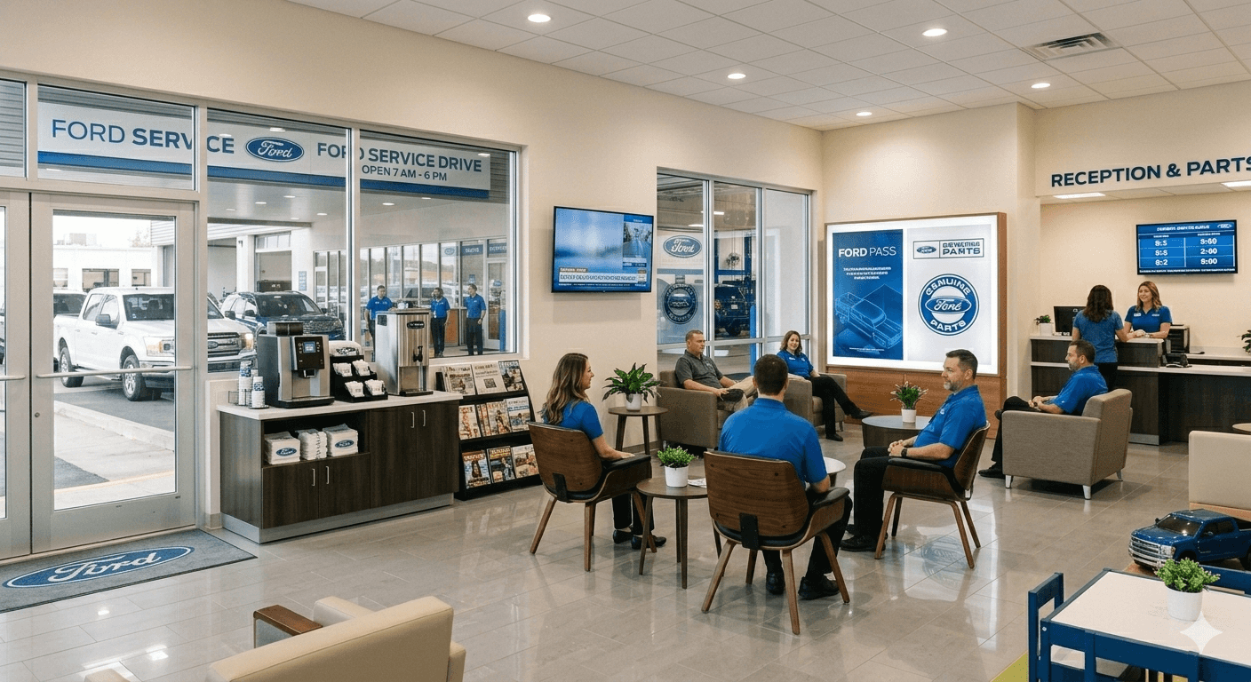 Service Waiting area