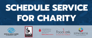 Schedule Auto Service St Louis Free Pickup and Delivery charitable donation