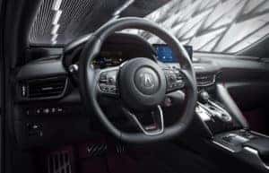 Acura Type S concept steering wheel