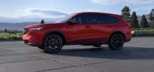 performance Red Acura 2023 mdx
