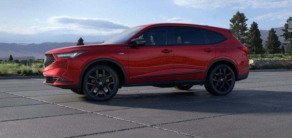 performance Red Acura 2023 mdx - Frank Leta Acura