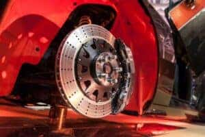 Brake rotor in service