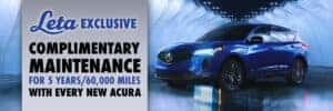 Complimentary Maintenance for 5 years or 60000 miles at Frank Leta Buick
