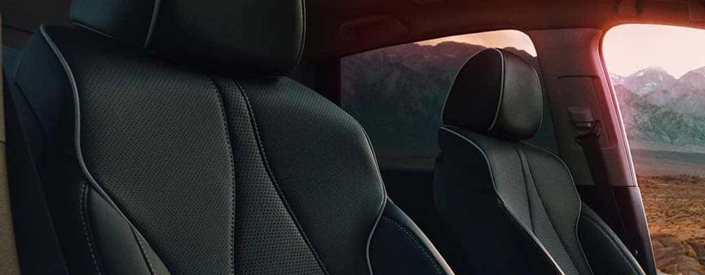 Perforated leather front seats in the Acura RDX
