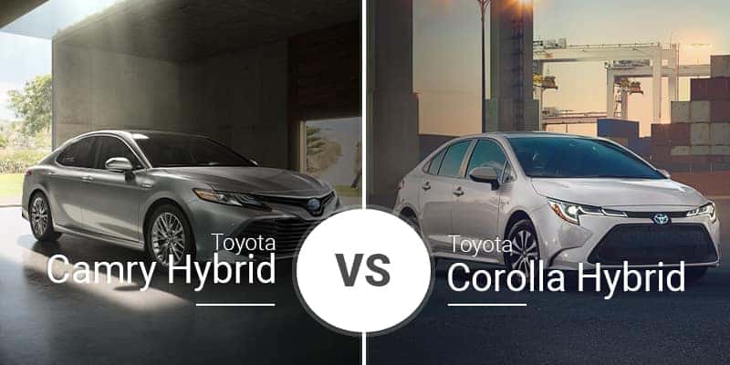 Toyota Camry Hybrid Vs Toyota Corolla Hybrid