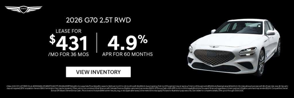 G70 2.5T RWD