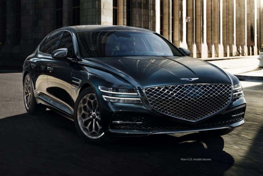 2022 Genesis G80 parked