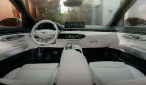 Luxurious interior of the 2025 Genesis Electrified GV70 featuring premium materials and advanced technology.