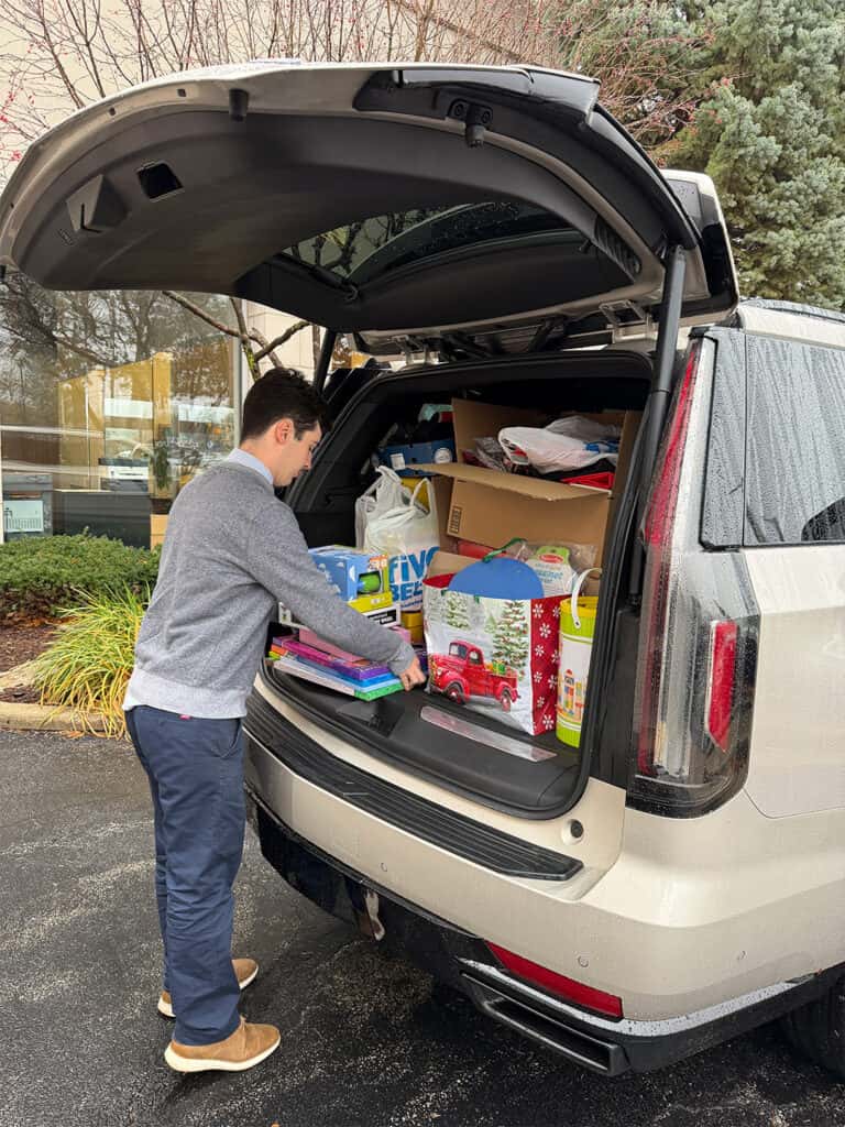 Toys donated by Genesis of Schaumburg at the Schaumburg Township Holiday Toy Drive.