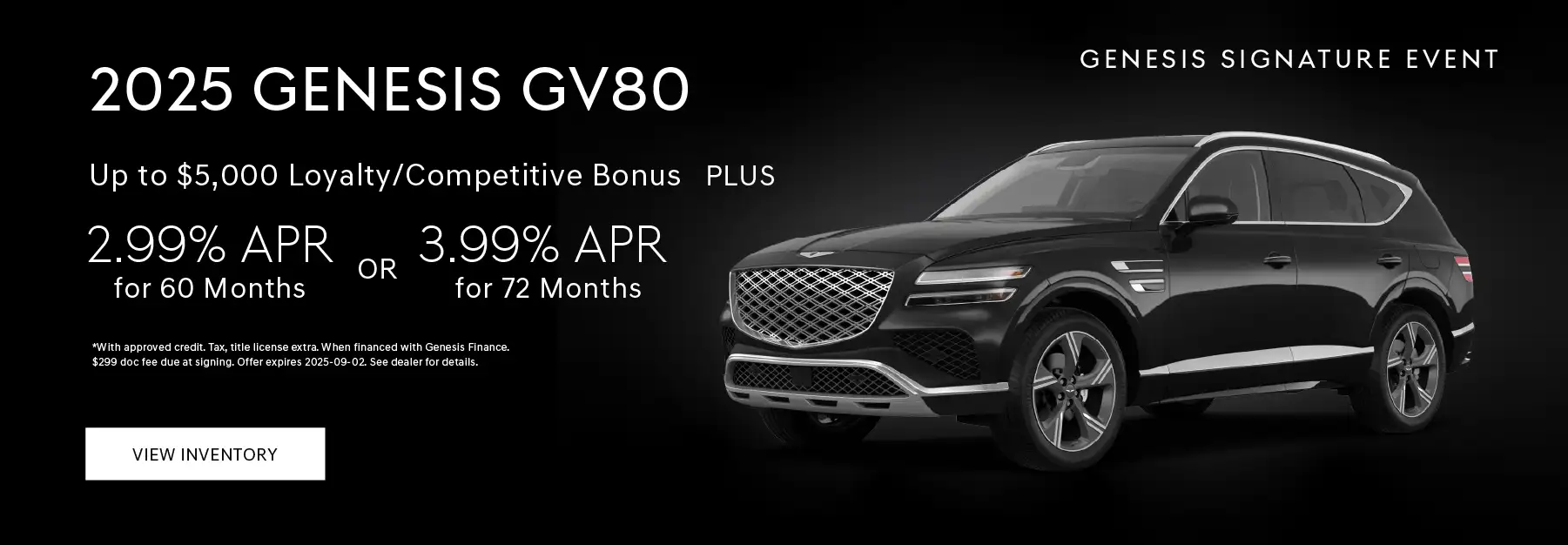 Woodhouse Genesis Offer GV80