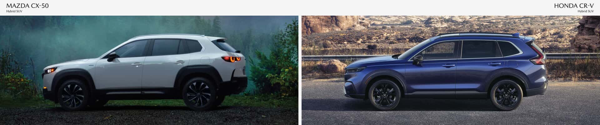 Mazda CX-50 Hybrid Vs. Honda CR-V Hybrid
