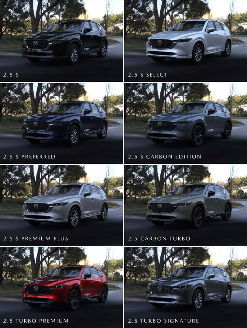 Kia Sportage vs. Mazda CX-5 Trims