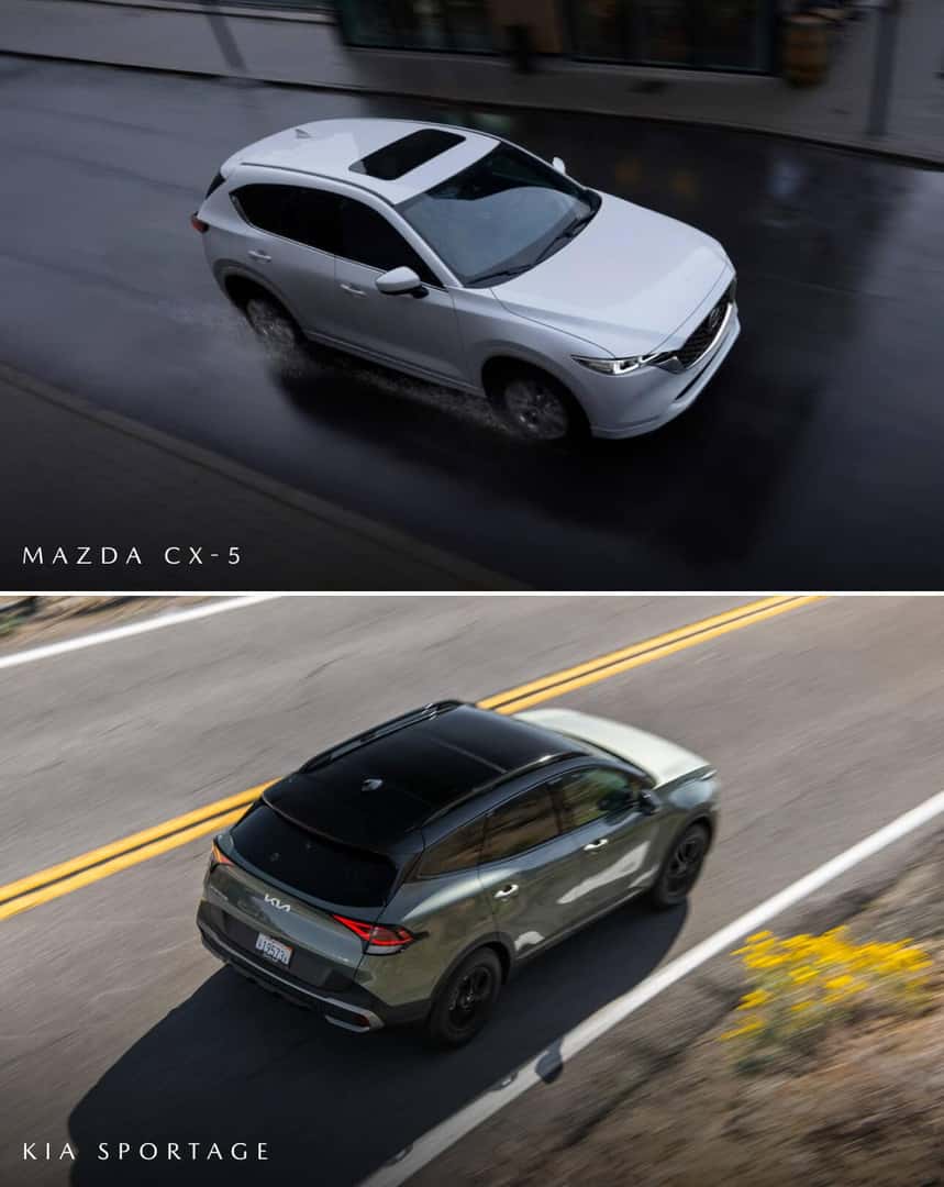 Mazda CX-5 vs. Kia Sportage Performance