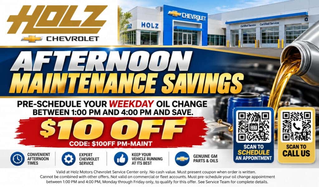 Afternoon Maintenance Savings