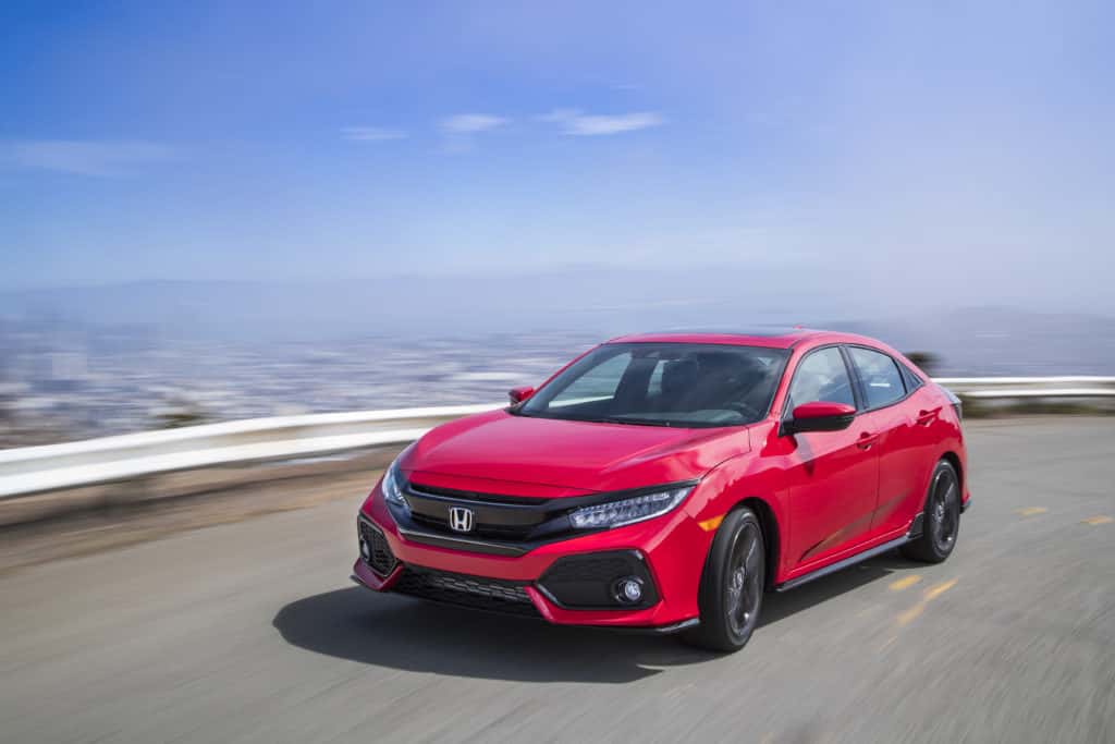 2017 Honda Civic Hatchback Sport Honored as AUTOMOBILE All-Star