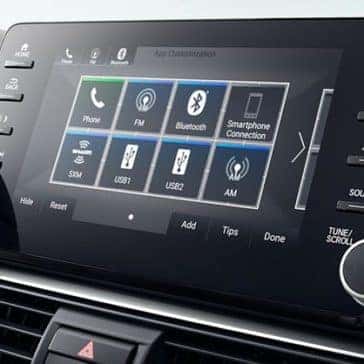 2018 Honda Accord touchscreen
