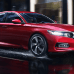 2020 Honda Accord On Wet Street