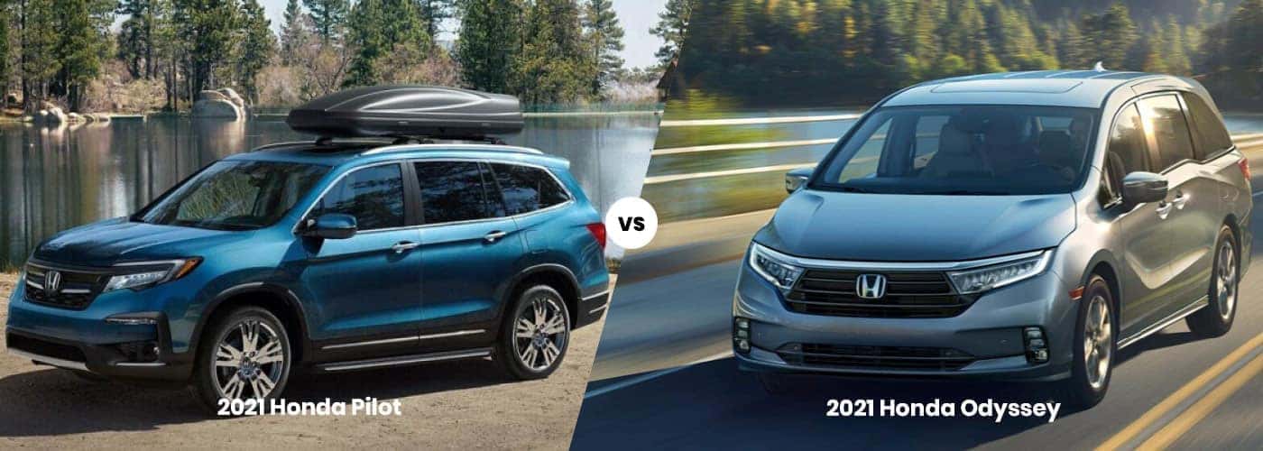 2021 Honda Pilot vs. 2021 Honda Odyssey Honda of Lincoln