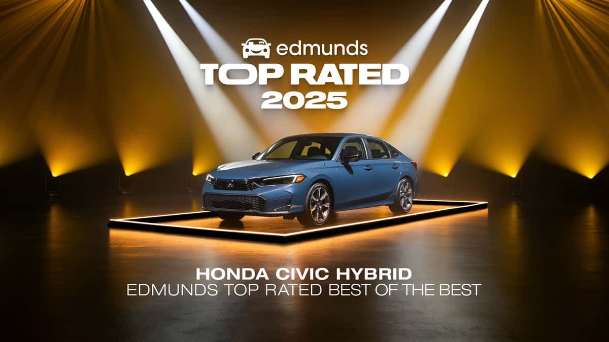 Best of the Best: 2025 Honda Civic Hybrid Wins Two Top Awards from Edmunds